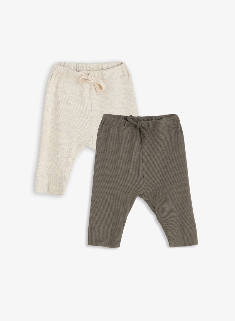 NAME IT Kids Neutral 2-Pack Pants - Image 1