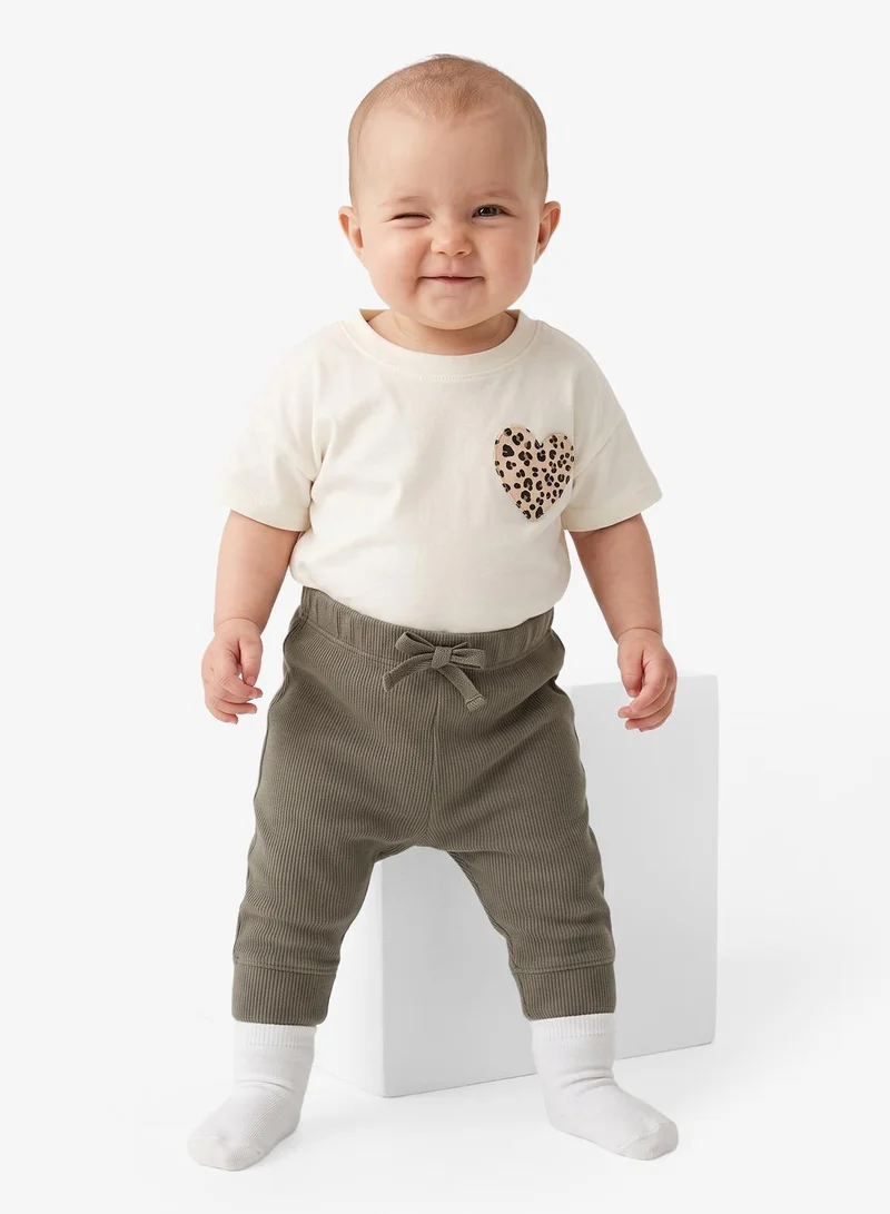 Name It  Kids Neutral 2-Pack Pants  | Best Price UAE