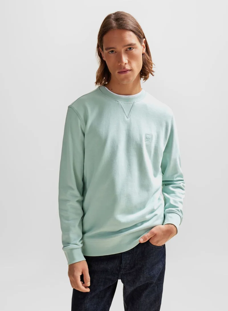 BOSS Logo Crew Neck Sweatshirt