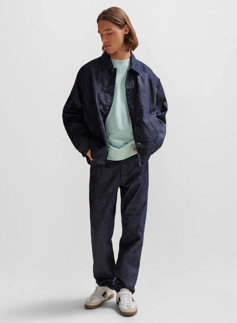 BOSS Logo Crew Neck Sweatshirt