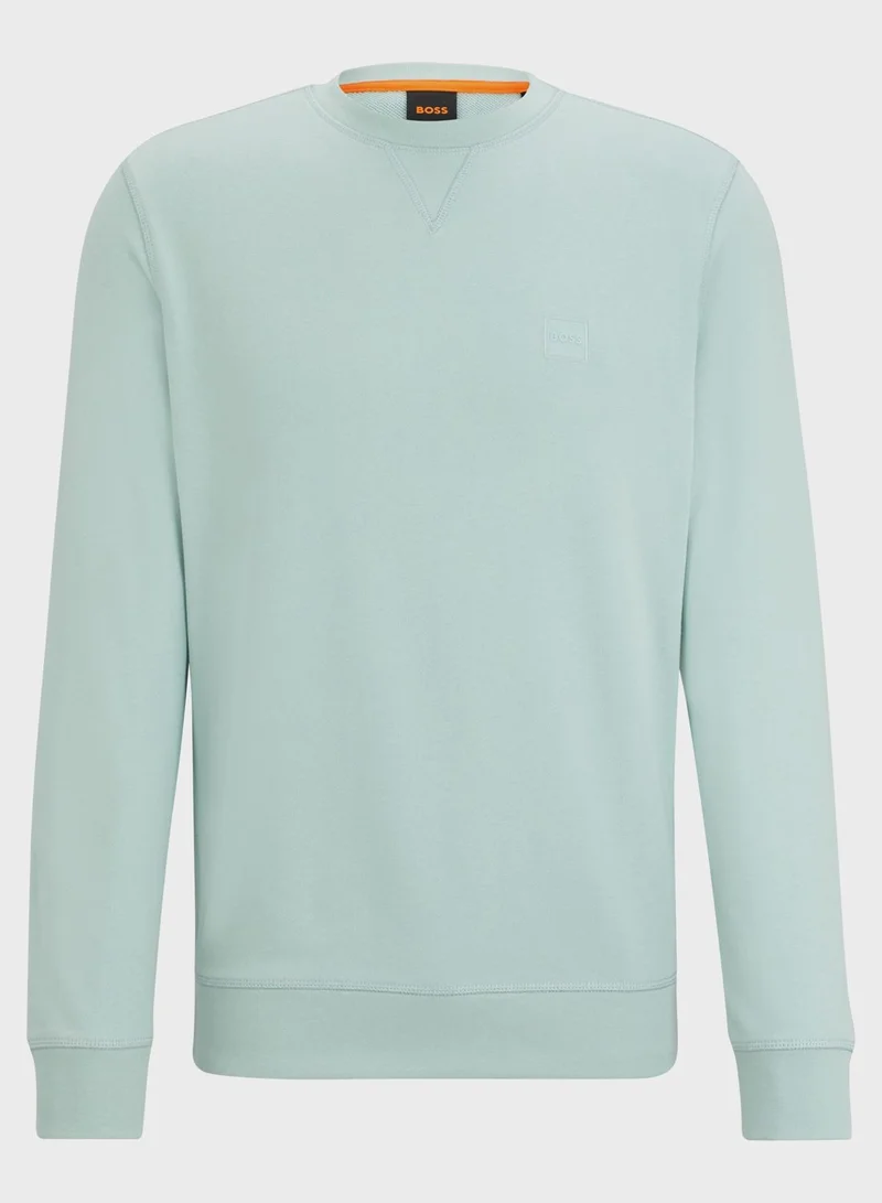 BOSS Logo Crew Neck Sweatshirt