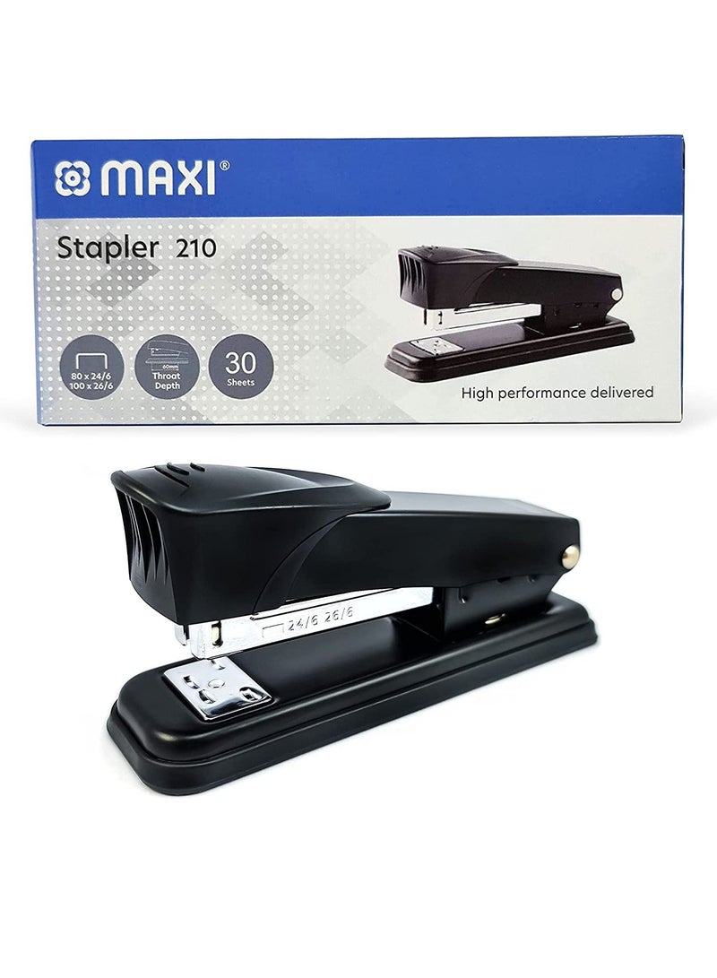 Maxi 30-Sheet Capacity Stapler Black Color - Image 1