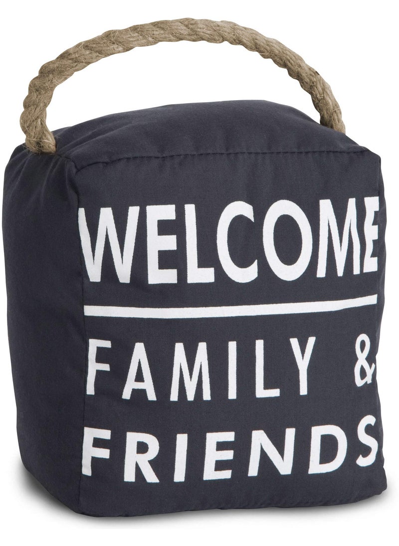 Pavilion Gift Company Pavilion Gift Company 72160 Welcome Door Stopper 5 by 6Inch Black 