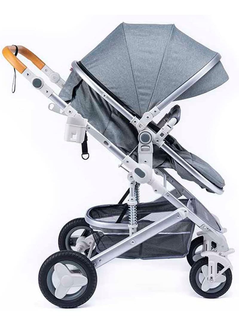 جي تي-ويل عربة أطفال 3 في 1 بمقعد قابل للعكس ومظلة - Image 3