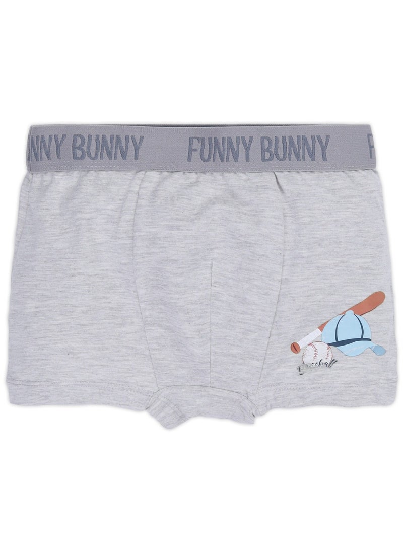 Funny Bunny Pack of 3 Cotton Lycra Boxer Underwear for Boys  - Image 5