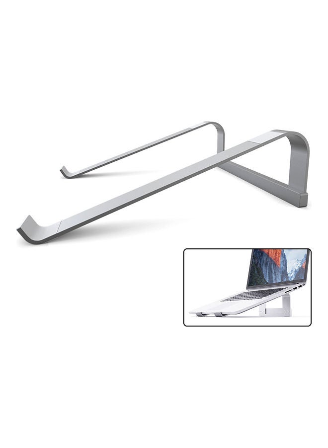 Aluminum Alloy Tablet And Laptop Holder Dark Grey