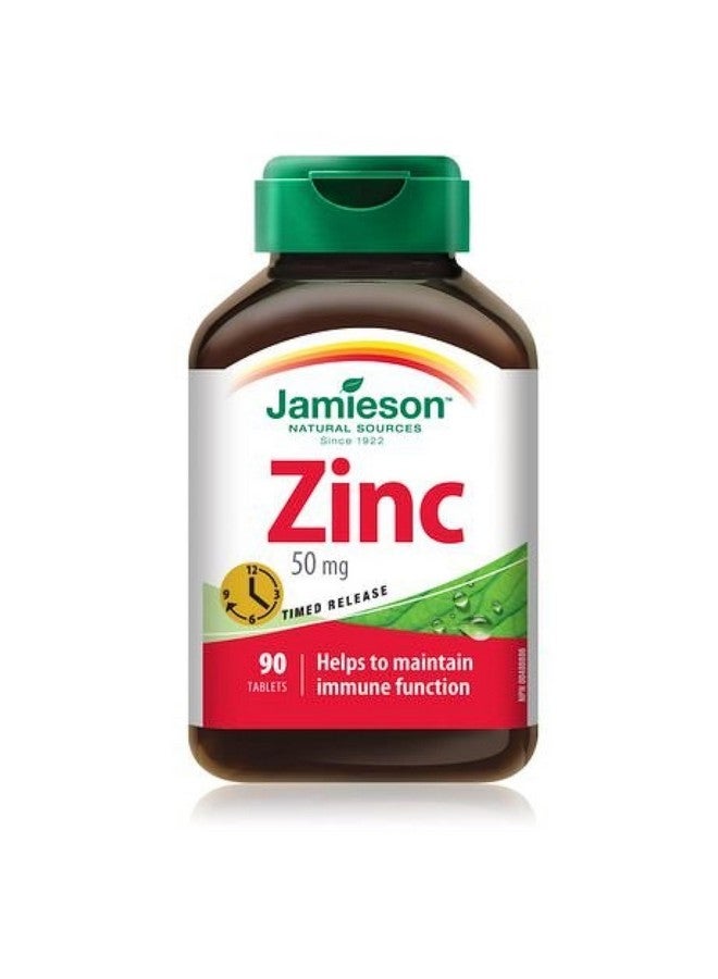 Jamieson Zinc 50 Mg 90 Tablets - Image 2