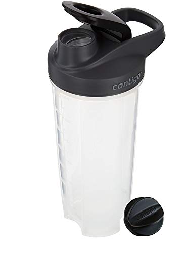 Contigo - 70290 Contigo Shake & Go Fit Snap Lid Shaker Bottle, 28 oz, Black - Image 4