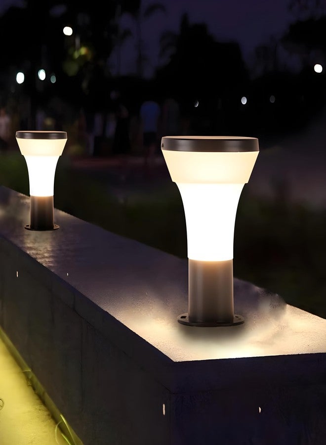 twixle (with Bulb GATE Light for Home gate/gate lamp/gate Lamps for Outdoor Waterproof/gate Light/gate Pillar Lights for Outdoor for Stairs, Boundries, Pillar, Garden (Simba Milky) (Pack of 1) - Image 2
