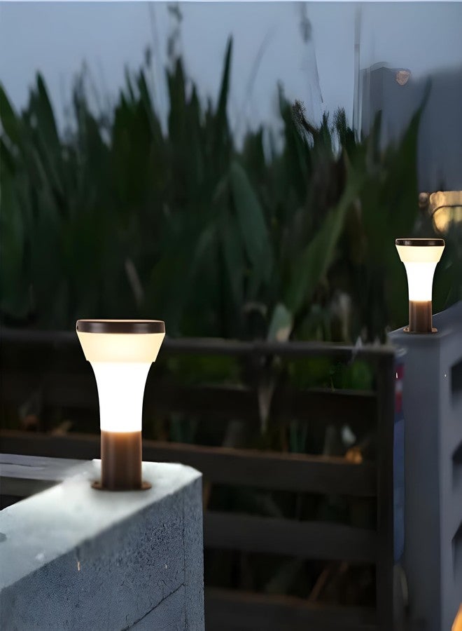 twixle (with Bulb GATE Light for Home gate/gate lamp/gate Lamps for Outdoor Waterproof/gate Light/gate Pillar Lights for Outdoor for Stairs, Boundries, Pillar, Garden (Simba Milky) (Pack of 1) - Image 3