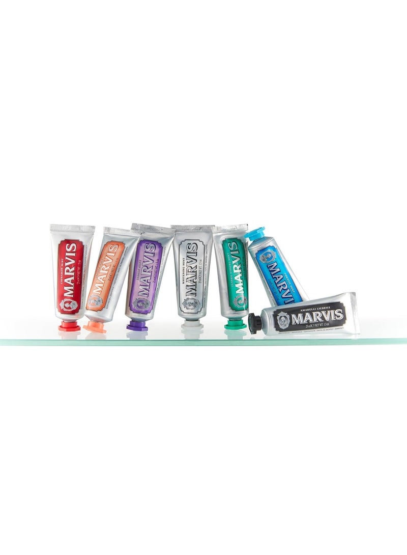 MARVIS Toothpaste Set 7 Flavours 7 x 25ml – Premium Toothpaste Variety Pack for Fresh Breath & Daily Oral Care - Image 2