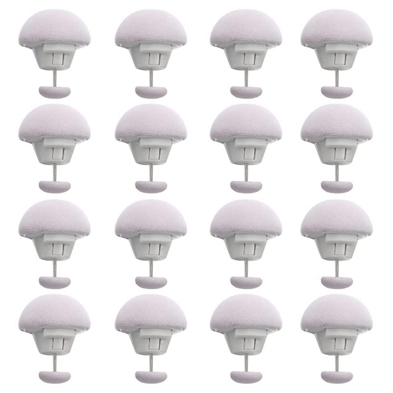 OLWICK® Mushroom Shape Duvet Clips, Non-Slip Cover Fixator, Comforter Quilt Holder with One-Key Unlock for Blanket Bed Sheet Curtain Socks Mattress Covers - Image 1