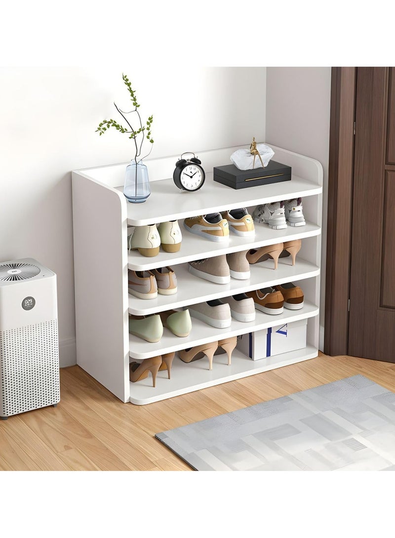 DubaiGallery Shoe Cabinet Rack Storage Cupboard Footwear Desktop Stand Wooden Hallway Shelves - Image 2