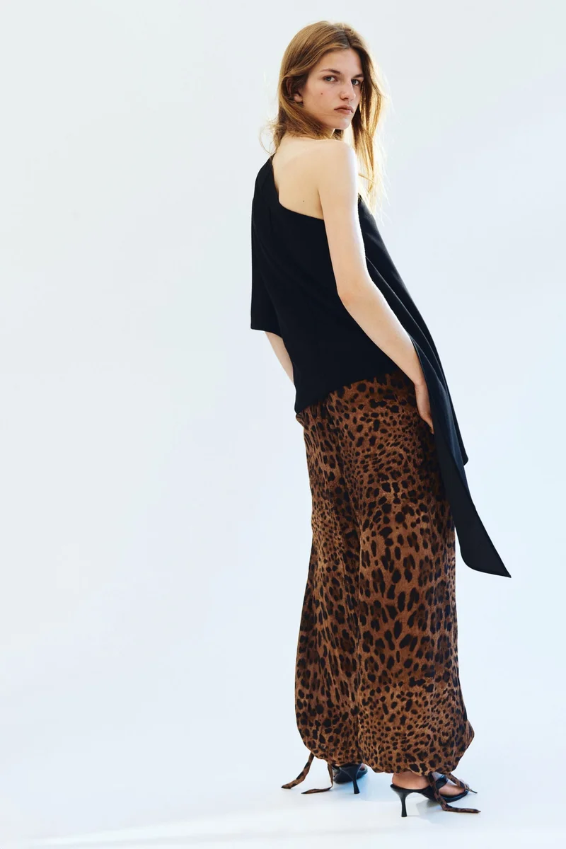 H&M Tie-detail balloon trousers