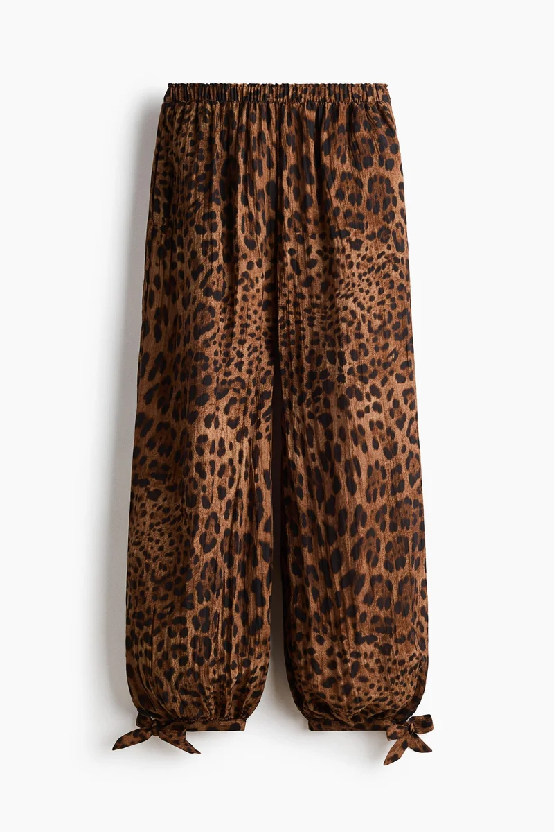 H&M Tie-detail balloon trousers