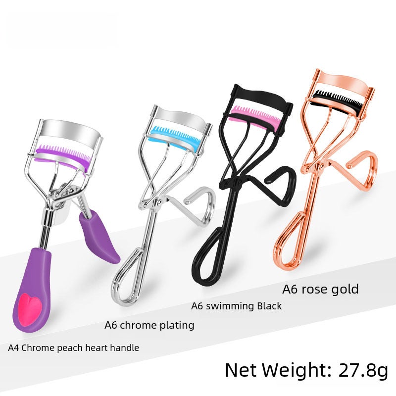 Generic Black Heart-shaped Eyelash Curler Comb Bulk 