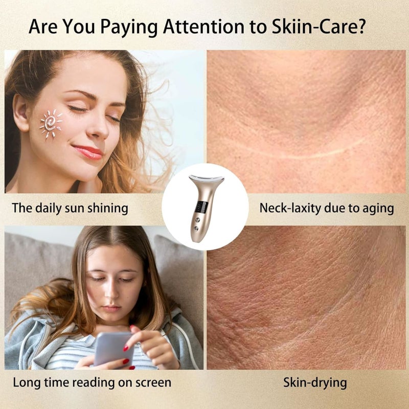 SOLARAE Facial Massager Facial Machine Skin Care for Face Neck, Face Lifting Machine, Face Tightening Machine, for Skin High Frequency Facial Machine - Image 2