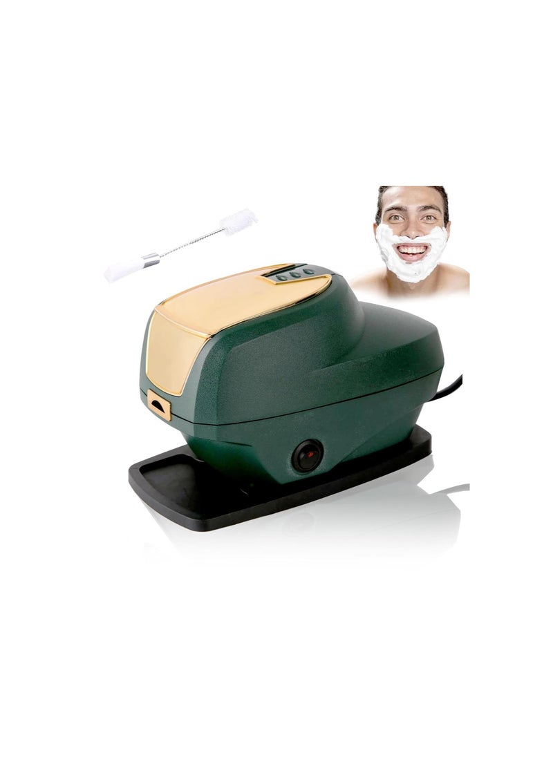 silvercnc - Hot Lather Machine, Hot Lather Machine for Barbers, Barber Shop Lather Warmer Machine, Household Heated Shaving Cream Dispenser (US Plug 110V) - Image 1