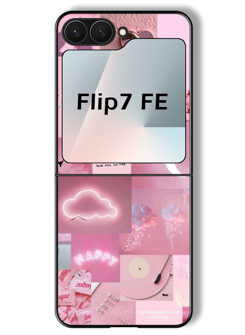 Theodor Case Compatible with Samsung Galaxy Z Flip 7 FE 6.7 Inch Protection Shockproof Bumper Cover Random Asthetic - Image 1