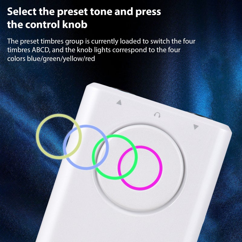 MOOER Guitar Bass Multi Effects Processor Guitar Integrated Pedal Processor Rechargeable BT Wireless Portable Guitar Interference Practice Tool Built-in 126 Effects OTG Internal Recording for - Image 3
