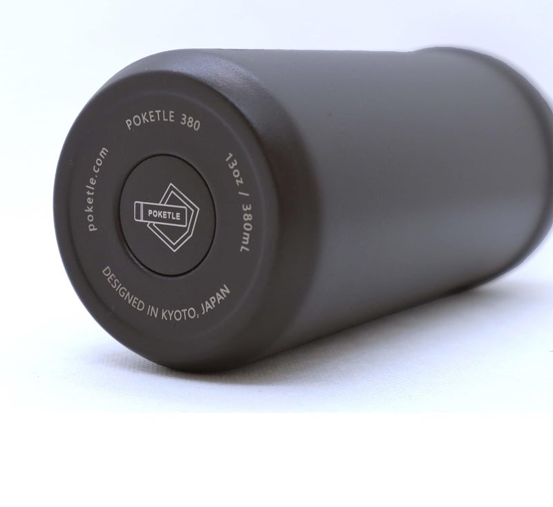 IPPINKA Poketle Personal Insulated Bottle  380Ml  Stainless Steel Tumbler  Lightweight  Good For Hot And Cold Drinks  Charcoal Gray - Image 2