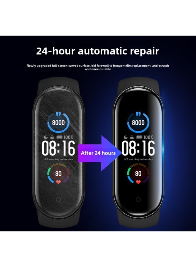 For Millet Bracelet 9Pro Protective Film M7 Hydraulic Film HD SmartBand6 Film Full Screen Curved Surface Soft-Color:3D Composite Film (die)-Dimensions:Mi Band 8/8 NFC  - Image 4