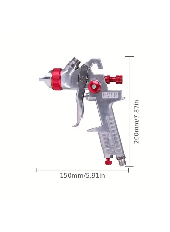 High Quality Professional HVLP Spray Gun Gravity Feed Airbrush Kit 2.0mm Nozzle 20.29oz For Car Furniture Painting - Image 2