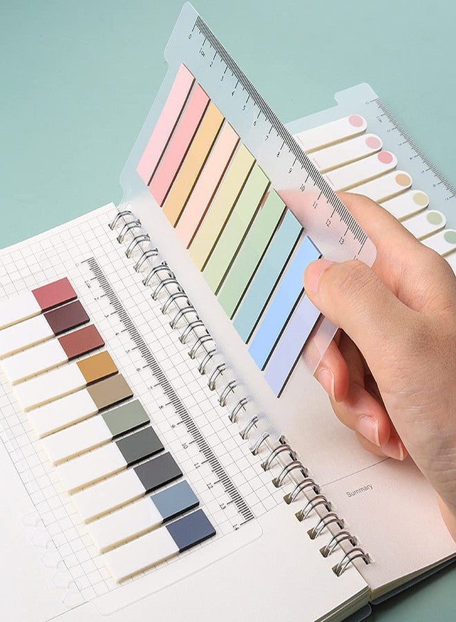 إمبرينت علامات تبويب لاصقة ملونة عتيقة من إمبرينت موراندي، علامات فهرسة، علامات صفحات قابلة للكتابة للكتب والملفات والدفاتر | 1600 قطعة - Image 4