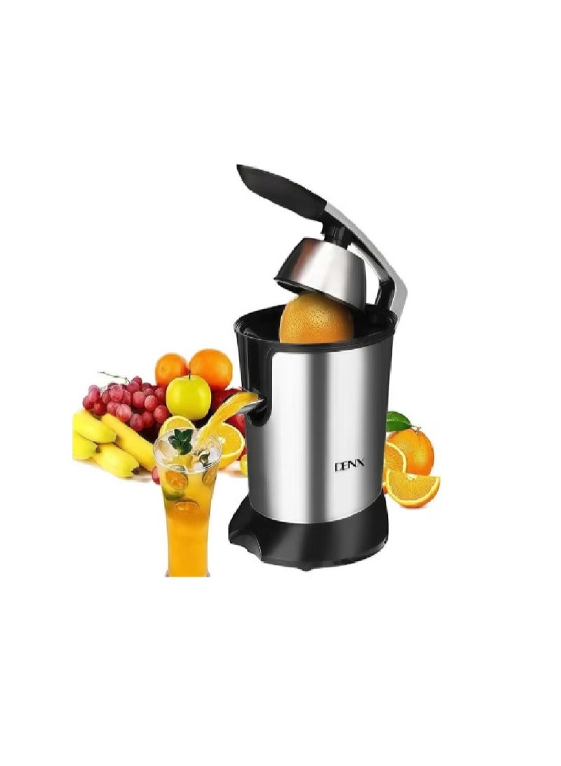 Dinnx DX3212 Electric Citrus Juicer 130W – Stainless Steel Juice Extractor for Orange, Lemon & Grapefruit, Manual Press, Anti-Drip Spout, Easy-Clean Compact Design - Image 1