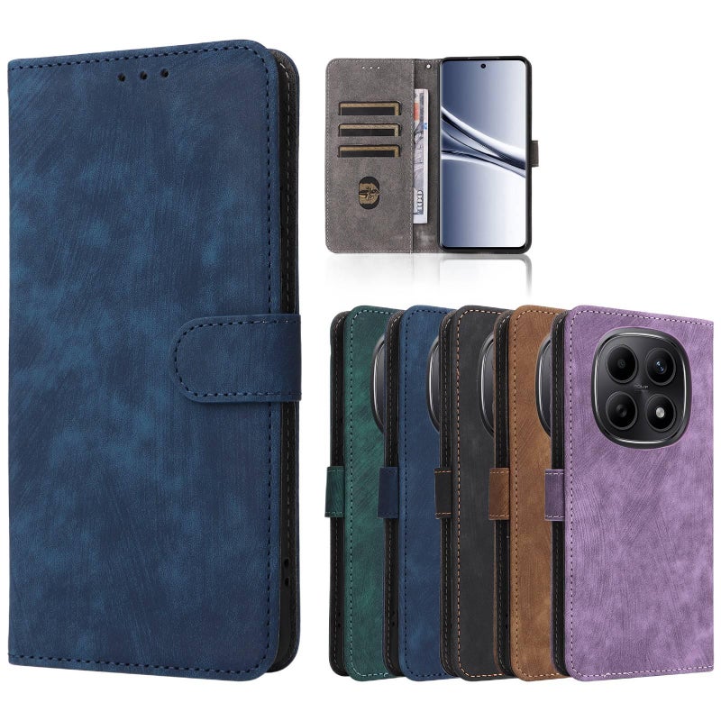 BB غطاء واقي بTPU لـ Redmi Note 15 Pro مع حماية من السقوط وحامل قابل للطي مع مقاوم للصدمات مع مقاوم للخدش باللون أزرق بوظيفة حامل من مادة TPU باللون الأزرق باللون الأحمر - Image 2
