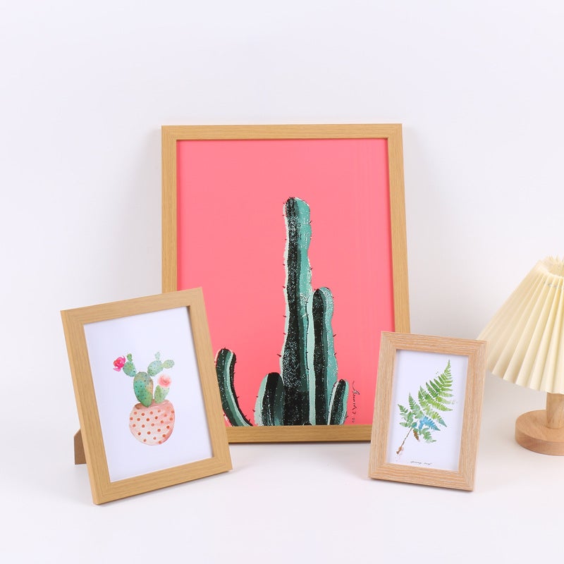 Casual Wooden Po Frame Table Po Wall 5 Inches 6 Inches 7 Inches 8Inch 10Inch A4 Picture Frame Wall Hanging Po Studio Po Frame - Image 4