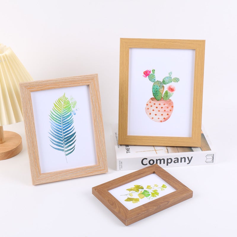 Casual Wooden Po Frame Table Po Wall 5 Inches 6 Inches 7 Inches 8Inch 10Inch A4 Picture Frame Wall Hanging Po Studio Po Frame - Image 3