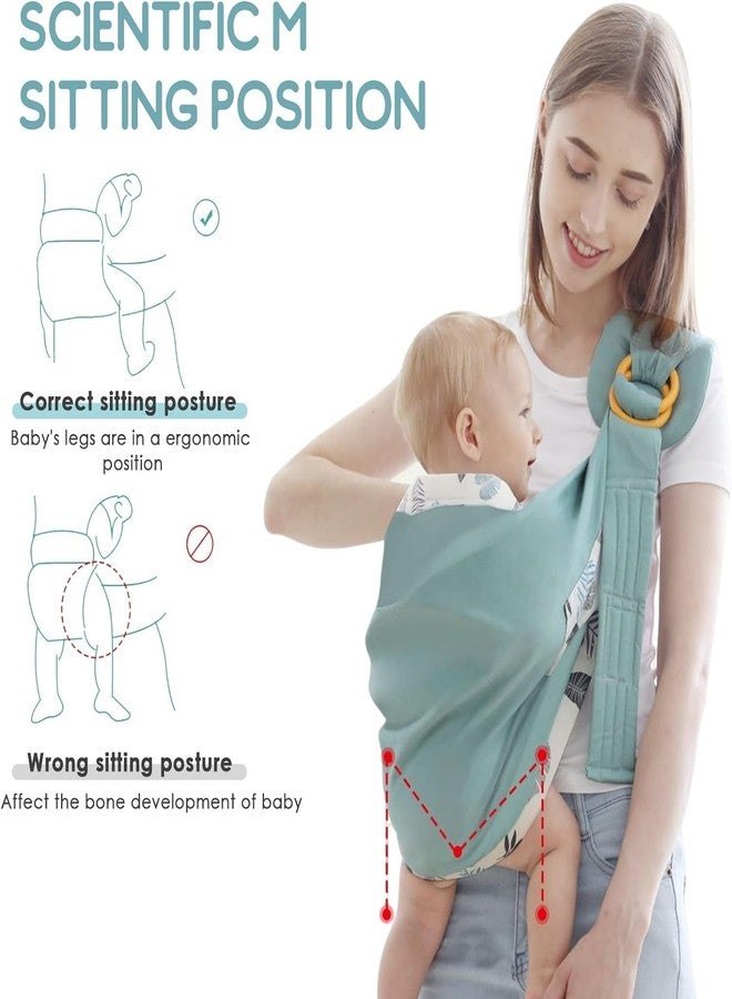 LEVGRY Baby Wrap Carrier Slings, Adjustable Baby Carrier, Suitable for Newborns to 15Kg, Infants and Toddlers, Soft and Comfortable, Ideal Gift - Image 4