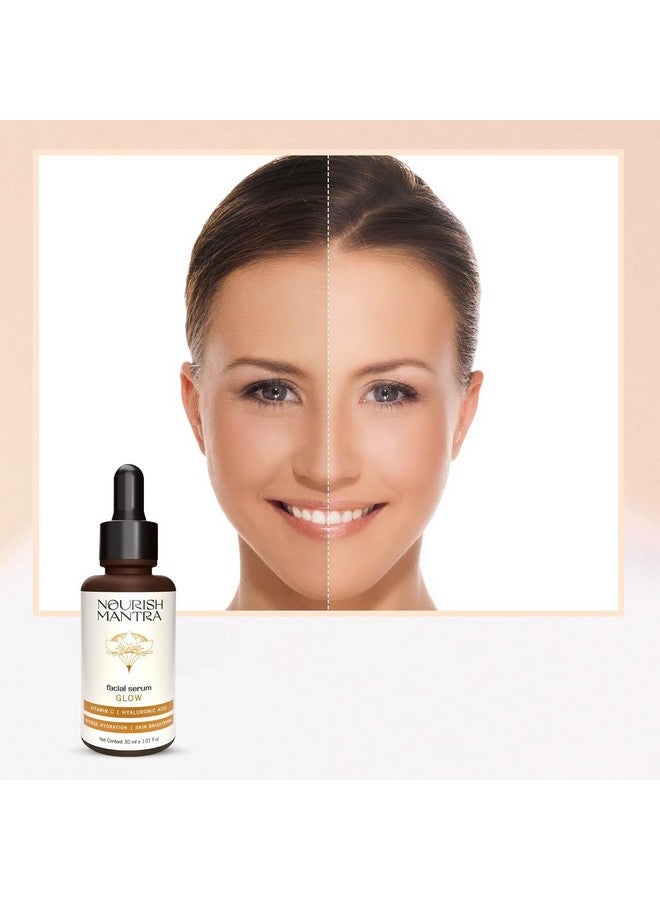 نوريش مانترا سيروم للوجه بفيتامين C وفيتامين E خالي من البارابين والكبريتات سيروم متوهج للبشرة الدهنية والجافة 30 مل - Image 3