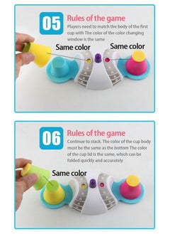 ZCM-HAPPY Children's Brain Stacking Cup Board Game Toy  - Image 5