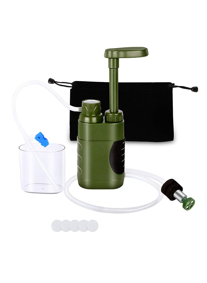 إسكدنيا وحدة تنقية مياه صغيرة مزودة بماصة أخضر - Image 1