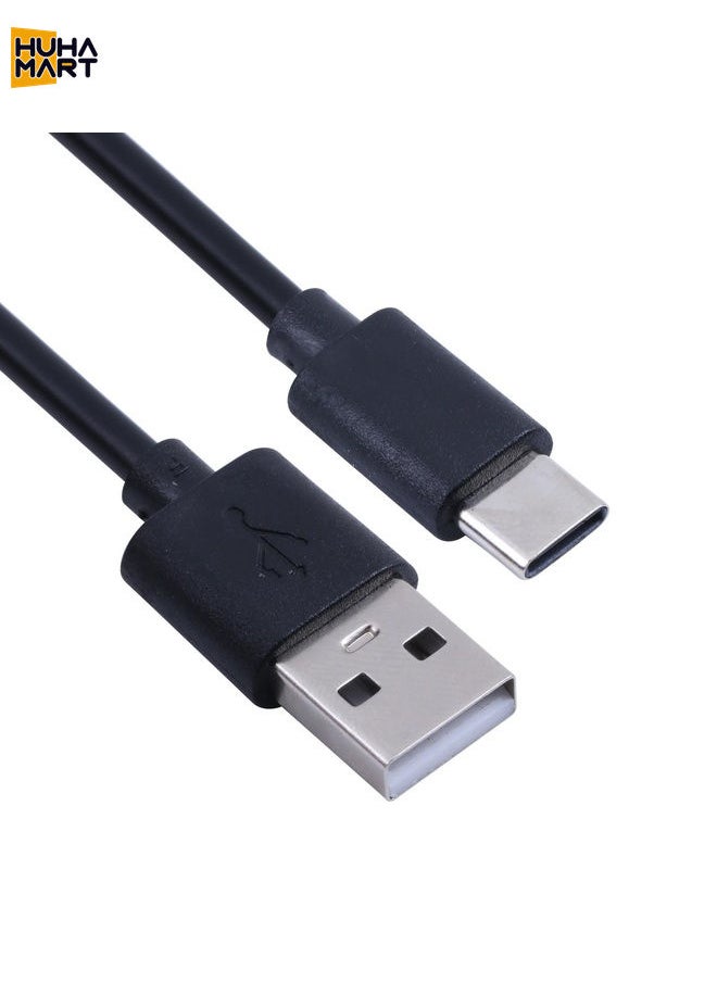 HuHa Mart USB to USB-C / Type-C Copper Core Charging Cable, Cable Length:50cm(Black)  - Image 3