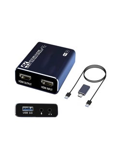 4k Audio Video Capture Card, Hdmi Usb 3.0, Full Hd 1080p for Game Recording, Live Streaming Broadcasting, Clear Without Frame Lag, Fit Nintendo Switch /Camera /Ps4 /Obs, Etc