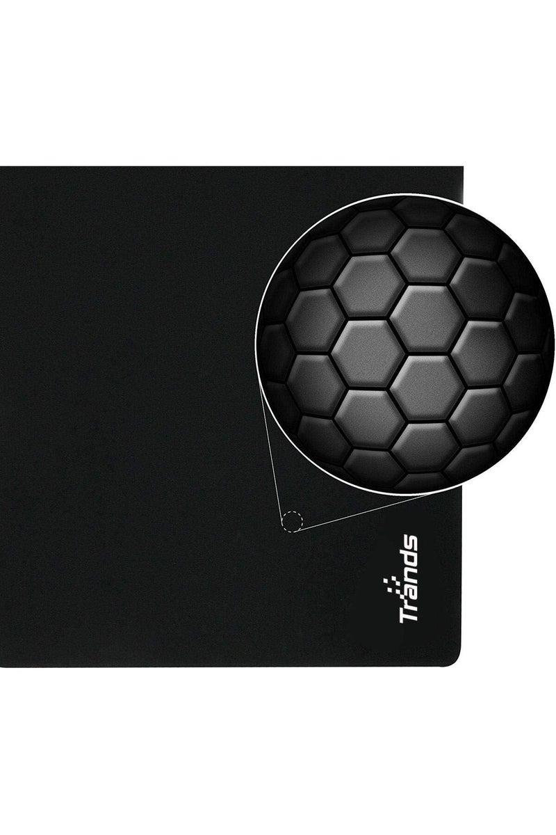 Trands Portable Silicon Slim Mousepad for PC and Laptop, Black - Image 2