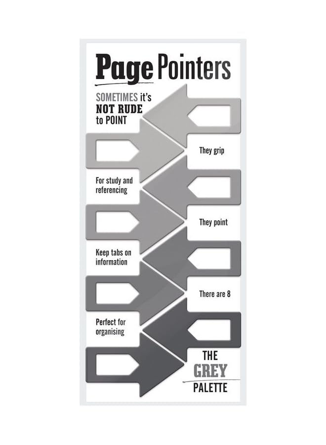 أي إف 32001 علامات صفحة ذات حجم قياسي باللون الرمادي - Image 1