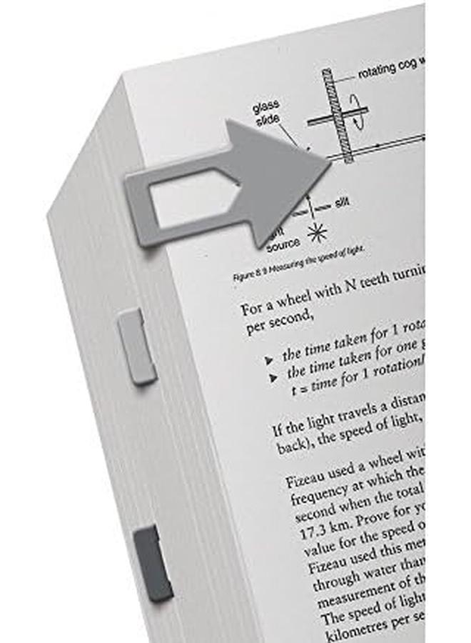 أي إف 32001 علامات صفحة ذات حجم قياسي باللون الرمادي - Image 3