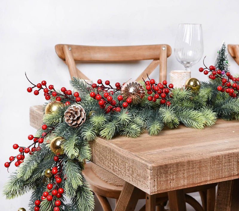 Dearhouse 6Foot Artificial Christmas Pine Garland - Image 3