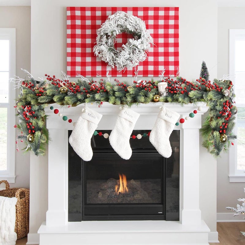 Dearhouse 6Foot Artificial Christmas Pine Garland - Image 2