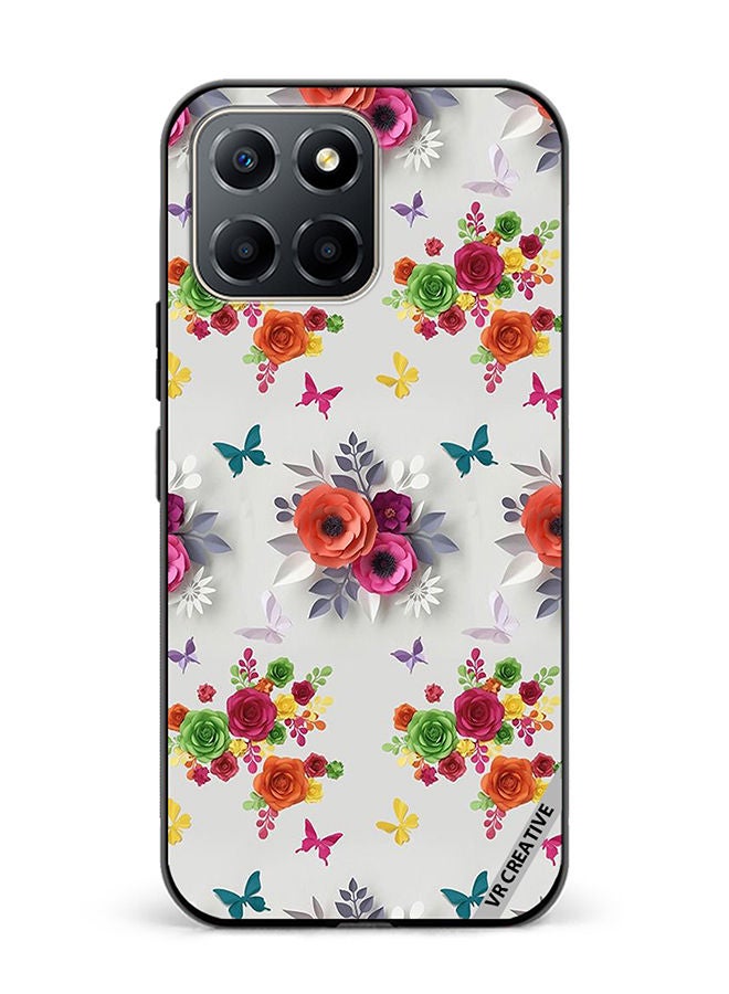 VR CREATIVE Protective Case Cover For Honor X6 Flower Design Multicolour - Image 1