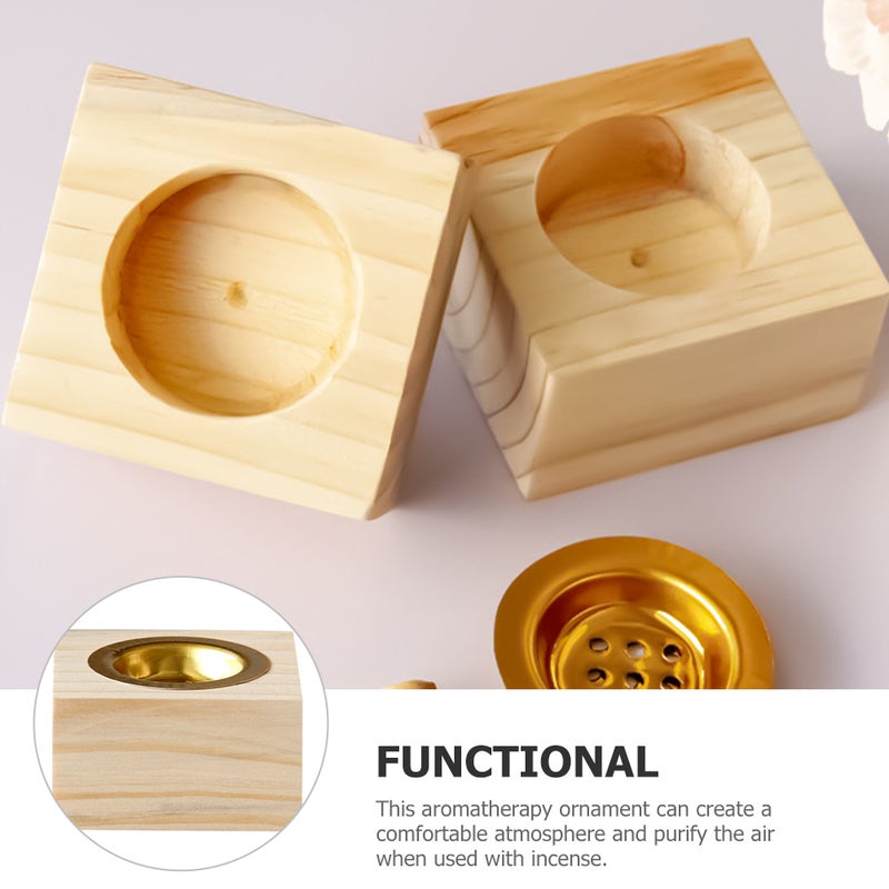 Incense Burner Incense Cone Burner Wood Censer Censer Decoration Incense Stick Burner - Image 4