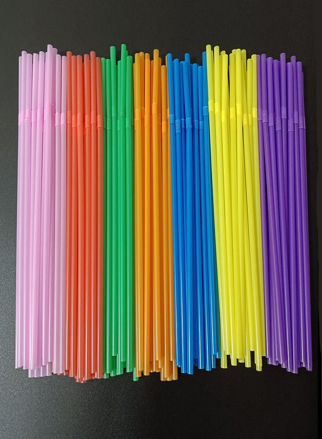 Food grade 200 pieces new color 5X210 curved tube juice milk tea disposable plastic straws（light Blue） - Image 4