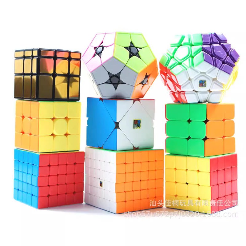 Magic Dragon Second And Third Order Four And Five Order Rubik'S Cube Real Color Pyramid Intelligence Children'S Toys Two, Three, Four And Five Order Rubik'S Cube - Image 5