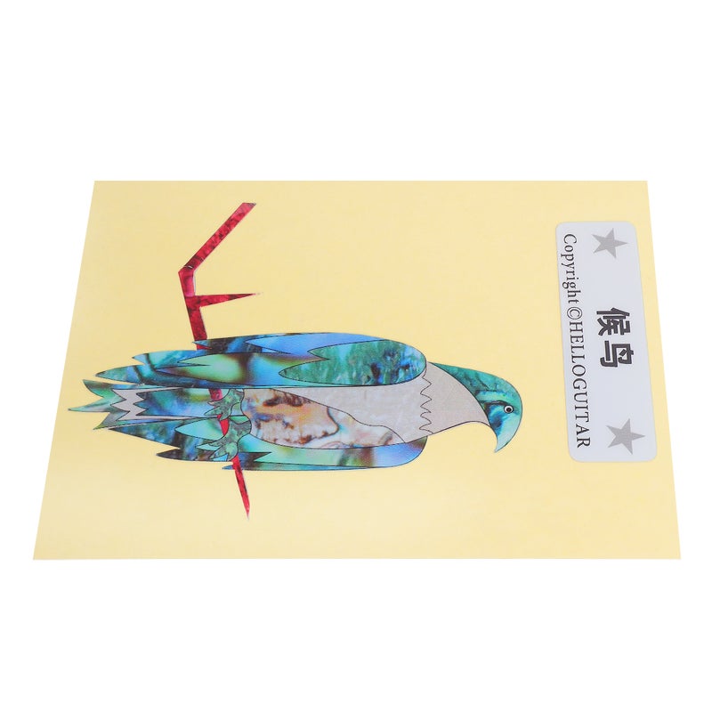 Guitar Headstock Decals: Pvc Stickers Diy Bird Animal Sticker Guitar Fretboard Position Marker For Acoustic Electric Bass - Image 5