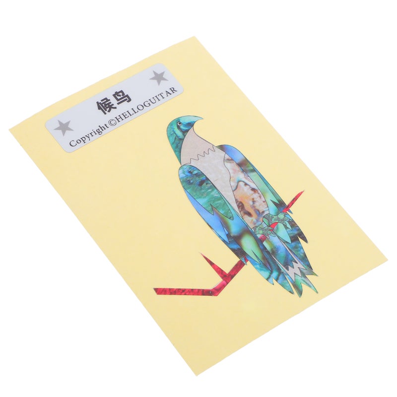 Guitar Headstock Decals: Pvc Stickers Diy Bird Animal Sticker Guitar Fretboard Position Marker For Acoustic Electric Bass - Image 4