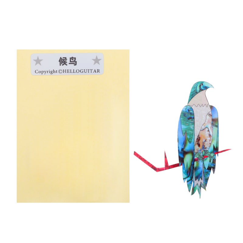 Guitar Headstock Decals: Pvc Stickers Diy Bird Animal Sticker Guitar Fretboard Position Marker For Acoustic Electric Bass - Image 3